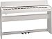 Roland F-140R Compact 88-Key Console Digital Piano with Bluetooth MIDI/USB and Weighted Hammer-Action Keyboard with Ivory Feel, Stereo Speakers, Key Cover, Satin White Finish
