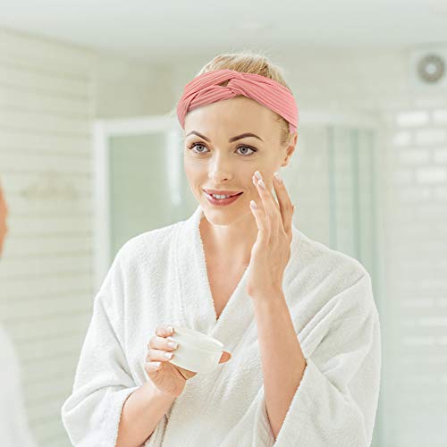 3 otters Women\'s Headbands, 8PCS Fashion Headbands for Women Cloth Headband Boho Stretchy Hair Bands, Hair Accessories