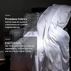 LUXOME King Size Cooling Weighted Blanket