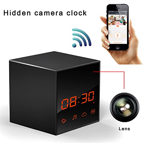 LIZVIE H100Pro Spy Hidden Camera Alarm Clock ,Small Wireless WiFi Blink