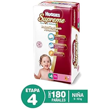 pañales etapa 4 huggies supreme
