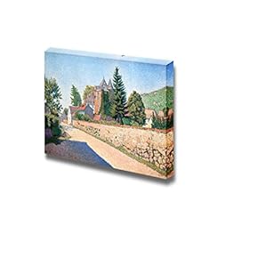 Comblat Castle by Paul Signac - Canvas Print Wall Art Famous Painting Reproduction - 12" x 18"