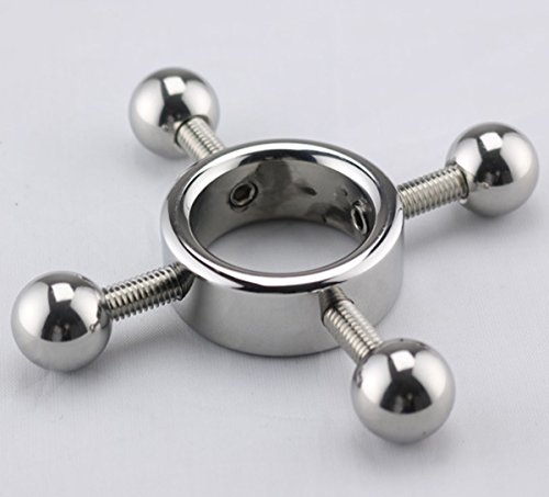 One Pair Heavy Clip on Non-Pierce No Pierce Fake Nipplering Shields with Screw Adjustable Circle