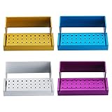 ANNWAH 4 Pcs 30 Holes Dental Bur Blocks - High