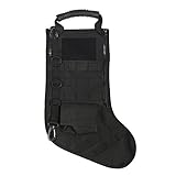 Tactical Christmas Stocking with Molle Gear in Black