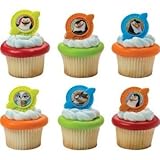 Penguins of Madagascar Secret Agents Cupcake Ring Topper Decoration 12 Count