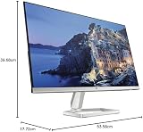 HP M24fd Monitor 24 Inch Full HD IPS 75Hz AMD FreeSync USB-C Silver Black view 2