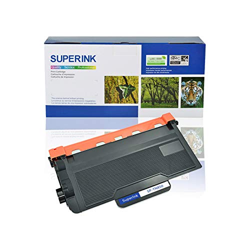 SuperInk Compatible Toner Cartridge Replacement for Brother TN850 TN-850 TN-820 to use with MFCL6800DW MFCL5900DW MFCL6900DW HLL6400DWT (Black, 1-Pack)