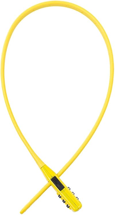 Oxford Combi Zip Lock Multi-use Cycle Security Cable & Bike Lock Yellow