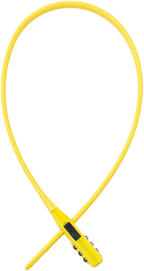 Oxford Combi Zip Lock Multi-use Cycle Security Cable & Bike Lock Yellow