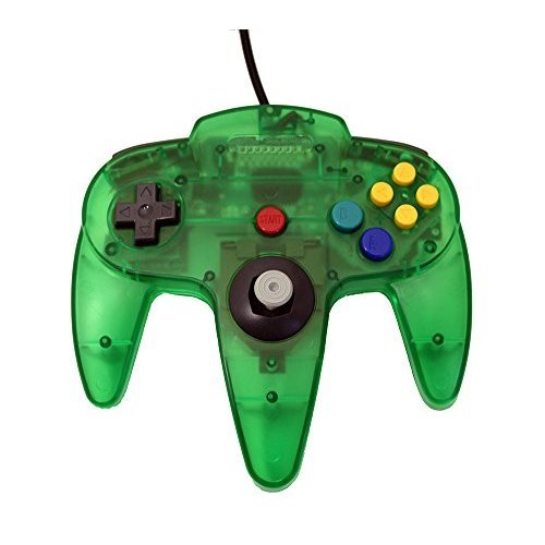 Transparent Green Replacement Controller for N64 by Mars Devices