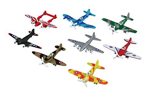 InAir Classic Mini Props Diecast Planes - 8 Piece Set