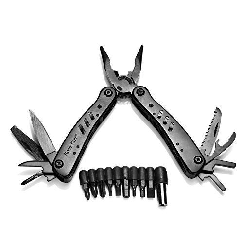 ROSE KULI Portable Multi Tool Plier for Both Indoor Tool and Outdoor Camping Multi Tool with Nylon Sheath