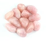 1lb Tumbled Pink Rose Quartz Stone Large 1