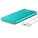Portable Charger, BONAI Power Bank 12000mAh Aluminum(Travel)(Powerful) USB C High Speed 3.0A Input/Output Compatible iPhone Charger iPad iPod Samsung Android Tablet Mint(Charging Cable Included) primary