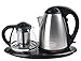 Home N Kitchenware Collection 2 Piece Electric Tea Maker Set, Tea Kettle and Tea Pot with Filter Set, 1.7L+1.5L, Stainless Steel