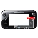 Insten Anti Scratch Reusable Screen Protector Compatible With Nintendo Wii U Gamepad