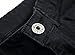 Men's Black Skinny Slim Fit Stretch Straight Leg Fashion Jeans Pants Black 30W