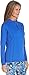 Coolibar UPF 50+ Women's Freestyle Long Sleeve Rash Guard - Sun Protective (Medium- Baja Blue)