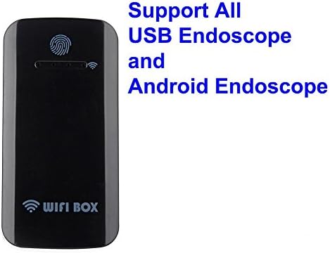 Baber Endoscope WiFi Box Compatible with No WiFi Function USB Endoscope Android Borescope Tube Snake Inspection Camera with Built-in Battery &amp; Shutter for IOS Android iPhone,iPad Pro,Samsung