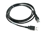 Arkscan USB Cable for Motorola Symbol Barcode Scanner CBA-U01-S07ZAR (2M / 6FT Flatted)