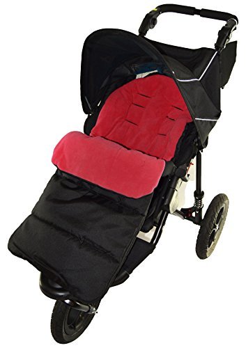 Footmuff/Cosy Toes Compatible with Out n About Nipper Single 360 Pushchair Fire Red
