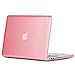 MacBook Pro Crystal 13 inch Case, GMYLE 2 in 1 Bundle Deal Pink Hard Shell Protective Cover with Keyboard Cover