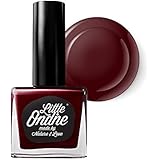 Little Ondine Water-based Peel off Odor Free Quick Dry Non Toxic Natural Nail Polish-Solid Red 0.36 Fl Oz( L061-Red Red Wine )