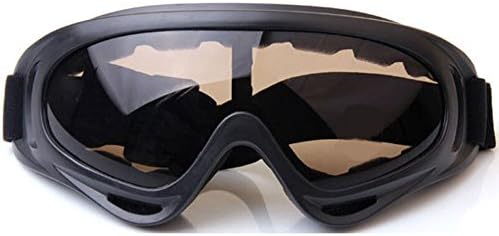 Mirrored Ski Snowboard Snowmobile Spherical Goggles Double UV402 Anti-Fog by IKISDO (Lens Color: Brown)