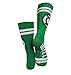 Superhero Stuff Green Lantern Adult Unisex Crew Socks - Green, Striped, Mid-Calf, One Size, 1 Count