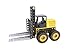 Toy State Caterpillar CAT Apprentice Tower Crane With Fork Lift Construction Vehicle Playset