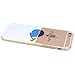 iPhone 6 Case, JAHOLAN Amusing Whimsical Design Clear Bumper TPU Soft Case Rubber Silicone Skin Cover for iPhone 6 6S - Whale