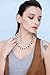Knotted Leather Pearl Choker Necklace Cultured Pearl Bead Jewelry on Genuine Leather Cord for Women 18’’ Brown