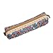 Polytree 4pcs Retro Flower Floral Lace Pencil Pen Case Cosmetic Makeup Bag Zipper Pouch Purse