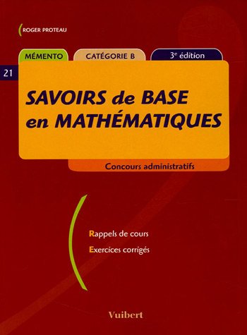 Savoirs de base en mathématiques