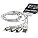Fivetech US Composite Video to tv-RCA Cable USB for Apple iPad 1 iPhone iPod