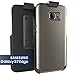 Samsung Galaxy S7 EDGE Case, Encased Ultra-thin [SlimSHIELD] Case & Belt Clip Holster (2016) Ultimate Style + Protection (Metallic Gray)