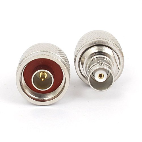 2Pcs N Type Male to BNC Female M/F Jack RF Coax Connector Adapter 2pcs Ships from USA