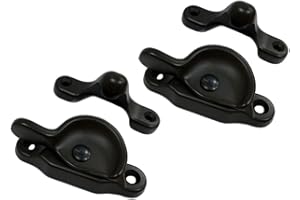 QCAA Forged Brass Sash Lock in Solid Brass, CTC 2", Oil Rubbed Bronze US10B, 2 Pack