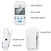 Mini Digital Metronome, Multifunctional, Portable, Volume Adjustable, Clip on, with Speaker, Tempo, with Battery for Piano, Guitar, Saxophone, Flute, Violin, Drum (White)