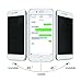 TECHO Privacy Screen Protector for iPhone 8 7 6s 6, Anti Spy 9H Tempered Glass, Edge to Edge Full Cover Screen Protector [Anti-Fingerprint] [Bubble Free] [Full Coverage] (White)