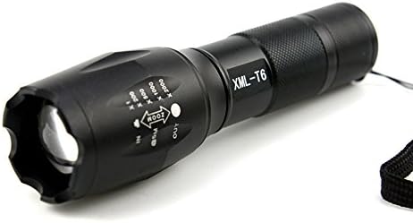 Zmsdt Self-defence LED Flashlight Lantern Zoom Penlight Cree Led Flashlights With 18650 Battery Torch New Outdoor (Size : Package 2)