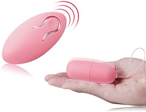 Bullet egg Vibrating Massagers ,Rechargeable and Noiceless Vibe Massager, Wireless Remote Cotroller and Silicone Exercise Balls, 10 pulsating Modes(Pink) (Pink)