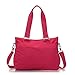 Tiny Chou Multipurpose Water Resistant Premium Nylon Tote Handbag Cross Body Shoulder Bag for Women,Medium,Black