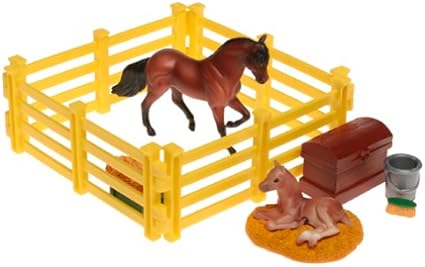 breyer stablemates deluxe horse stable set