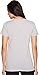 adidas Women's Badge of Sport Classic Tee, Medium Grey Heather/Black, Small