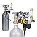 Aquarium CO2 Regulator Big Dual Gauge Display with Bubble Counter and Check Valve and Updated 110V Solenoid Fits Standard US Tanks Product Name