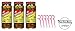 Marconi - The Original Chicago Style Hot Giardiniera - 16 oz (3 Pack) with 20ct Dental Flossers in a Prime Time Direct Sealed Bag