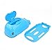 Whale Tissue Box Holder Cover with Lid Novelty Cute Smile Blue Whale Baby Toilet Paper Tissue Tray Holder with Cover