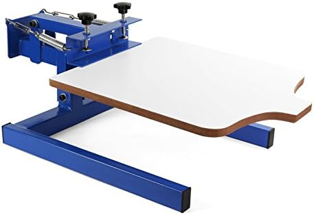 one colour screen printing press